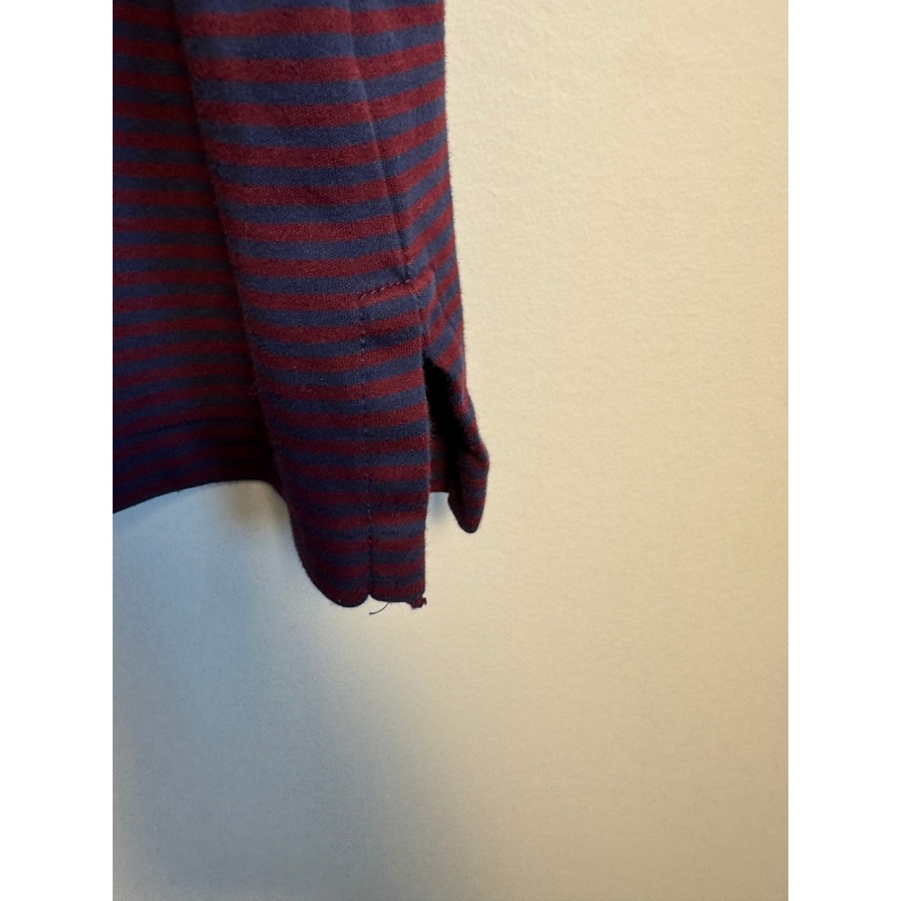 Polo Ralph Lauren Mens Burgundy Striped Polo Shirt XL Preppy Classic Nautical - Picture 3 of 13